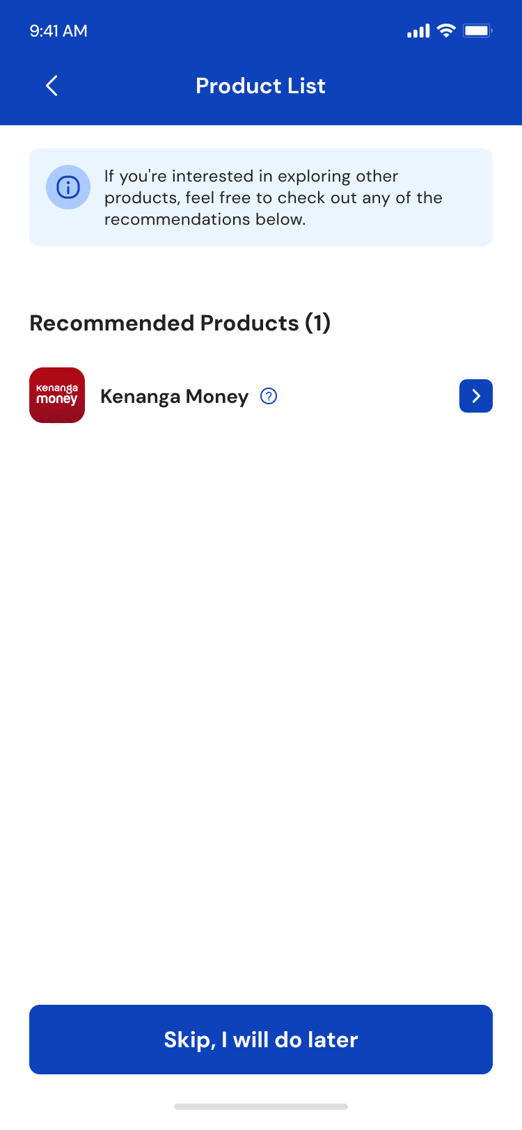 6.2.4 Product List - If skip